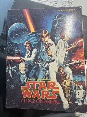 Star Wars Attack on Reading (1979) Vintage Paperback Workbook – Random House